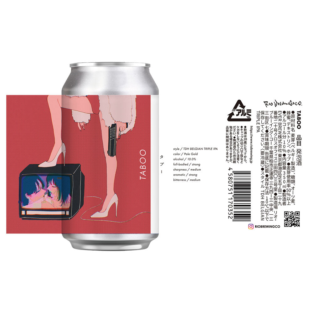 【醸造所直送】RIO BREWING & CO. TABOO タブー 6缶セット