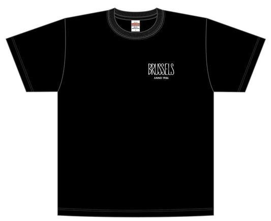 BRUSSELS / ブラッセルズ Tシャツ【黒/L】