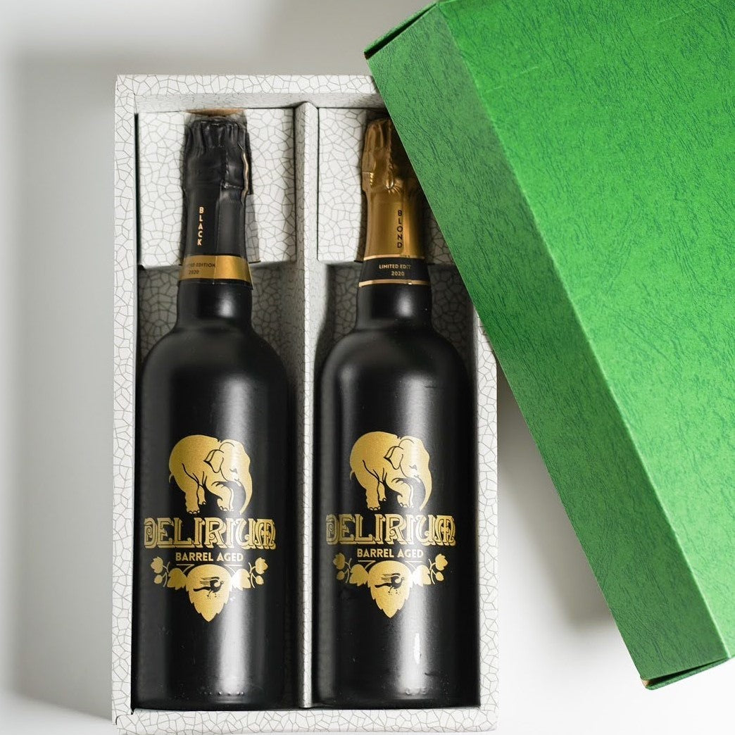 【アウトレット】デリリウム バレルエイジド シリーズ 2本飲み比べ プレミアムセット ※ギフトボックス付き