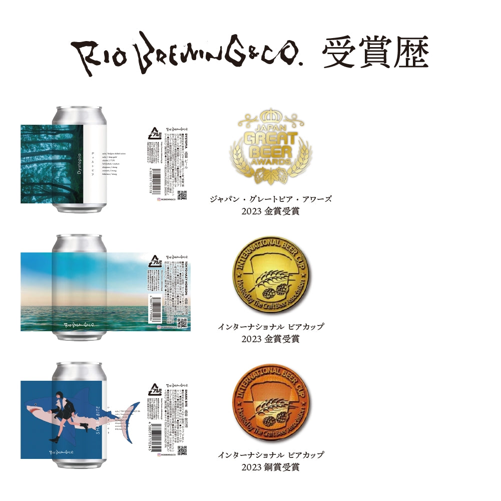 【醸造所直送】RIO BREWING & CO. おすすめ飲み比べ6種6缶セット